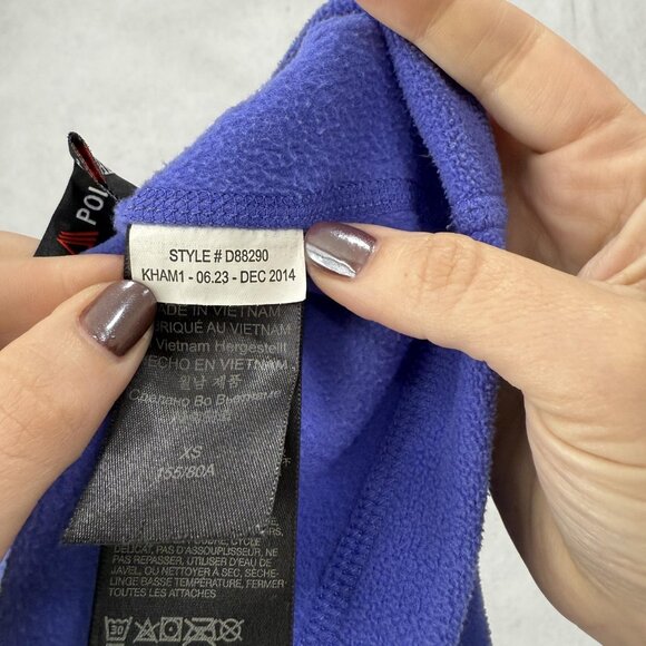 Marmot Jacket Womens XS Purple Polartec Fleece Full Zip Pockets Outdoor D8290 - Picture 11 of 15